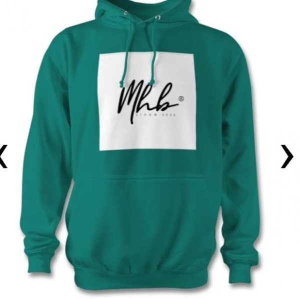 Hoody with square logo